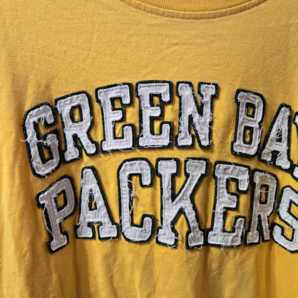 NFL Vintage Collection Reebok Green Bay Packers Long Sleeve Tshirt GUC Size: L - Picture 2 of 6